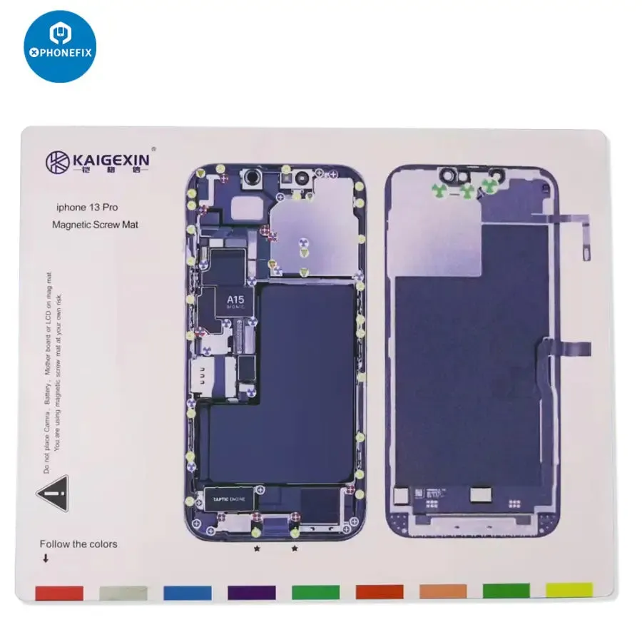 Magnetic Screw Mat Parts Storage Pad For iPhone 12-14 Pro Max