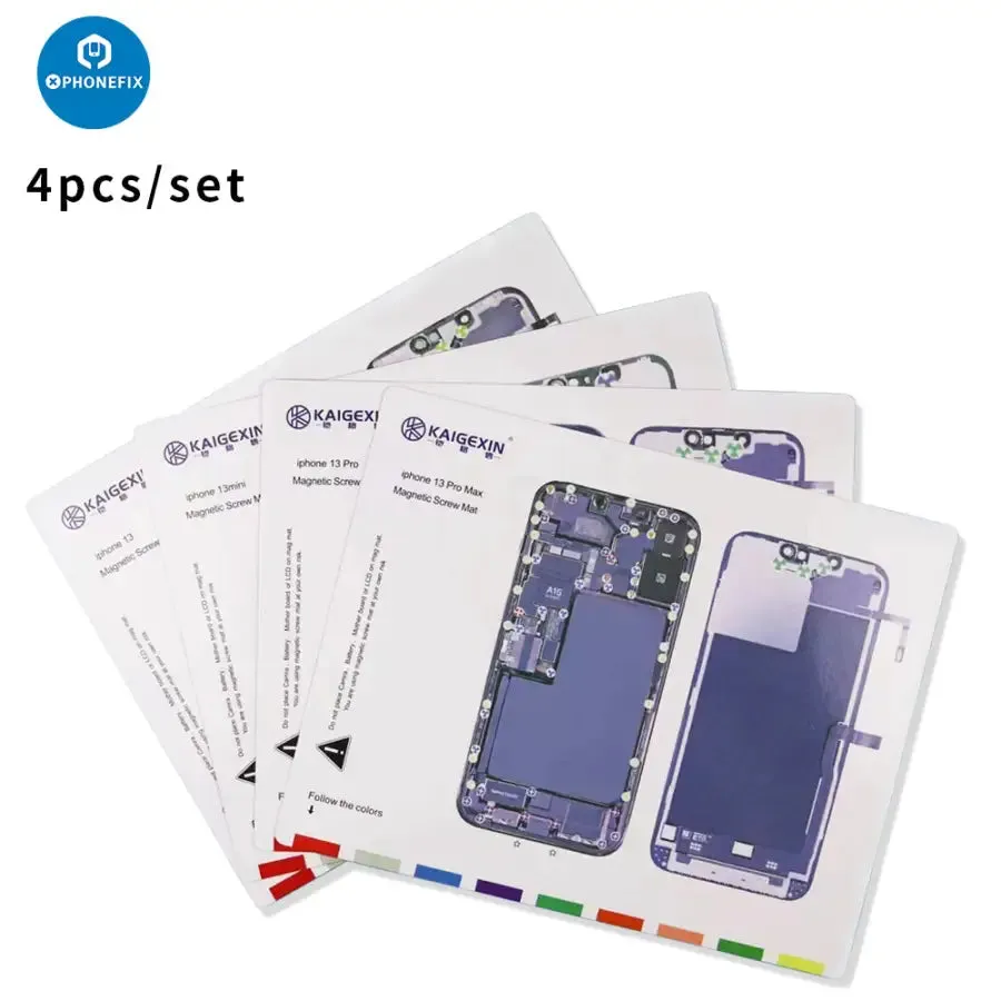 Magnetic Screw Mat Parts Storage Pad For iPhone 12-14 Pro Max