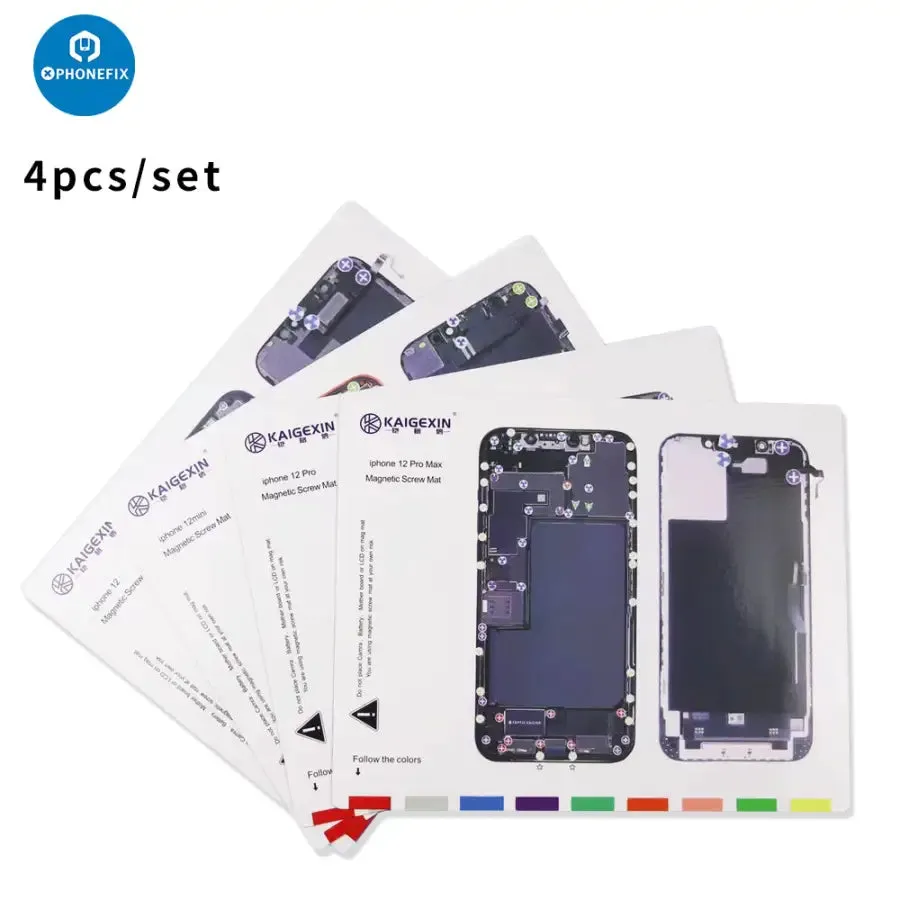 Magnetic Screw Mat Parts Storage Pad For iPhone 12-14 Pro Max