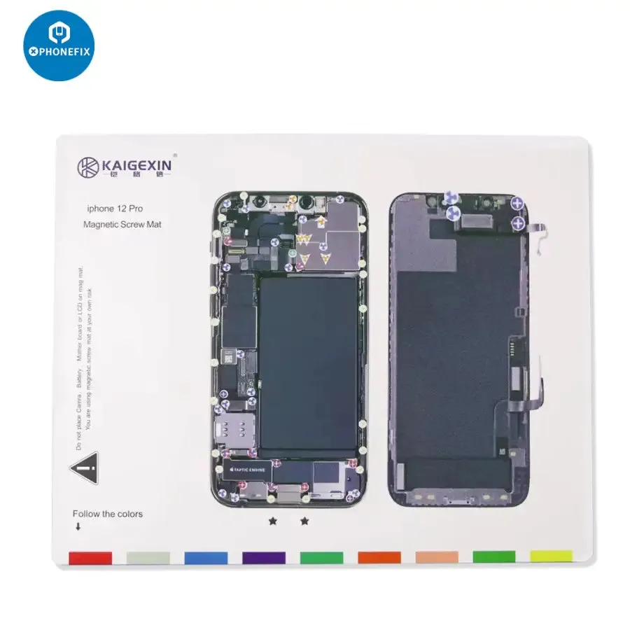Magnetic Screw Mat Parts Storage Pad For iPhone 12-14 Pro Max