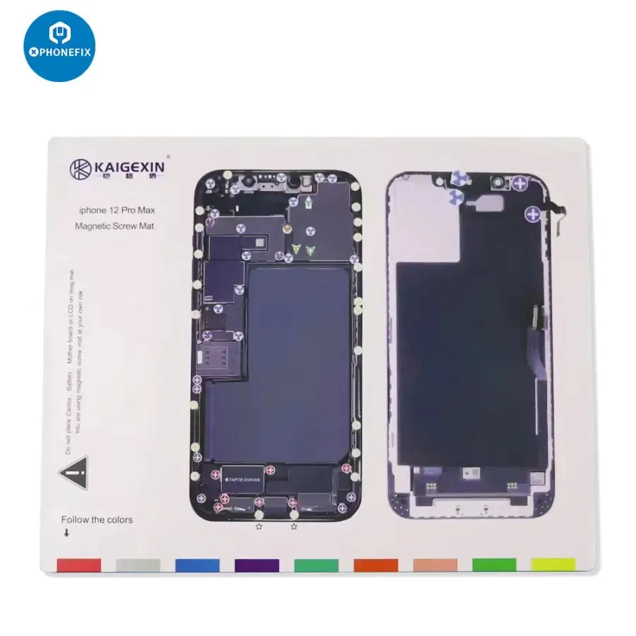 Magnetic Screw Mat Parts Storage Pad For iPhone 12-14 Pro Max