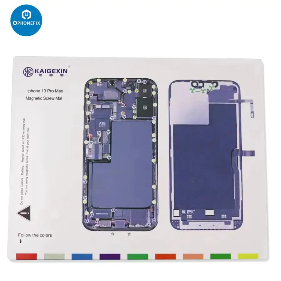Magnetic Screw Mat Parts Storage Pad For iPhone 12-14 Pro Max