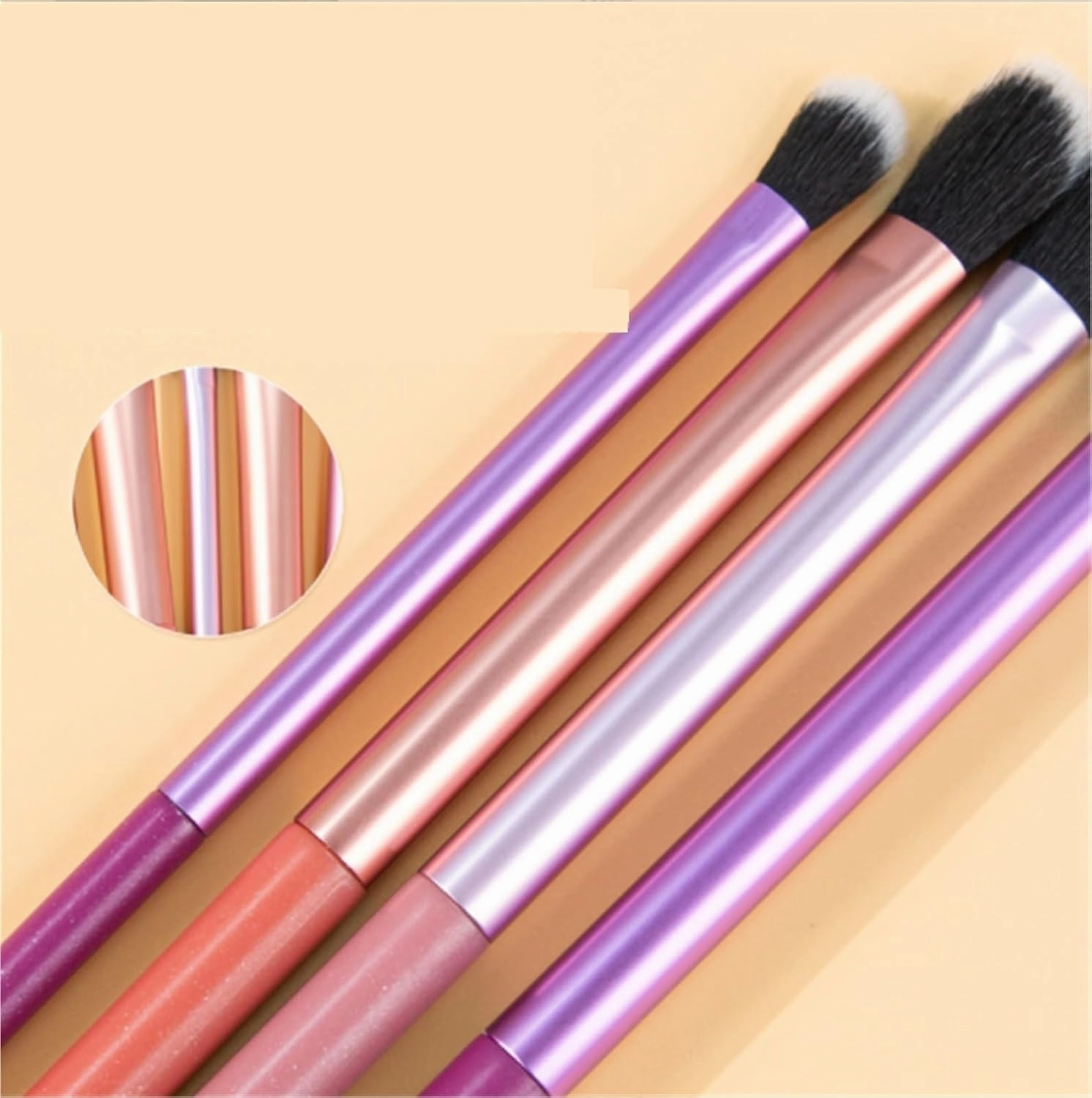 Make Up Brushes Set Makeup Brush Set 8 Pieces Short Handle Loose Powder Brush Eye Shadow Brush Beauty Brush Makeup Tools Set