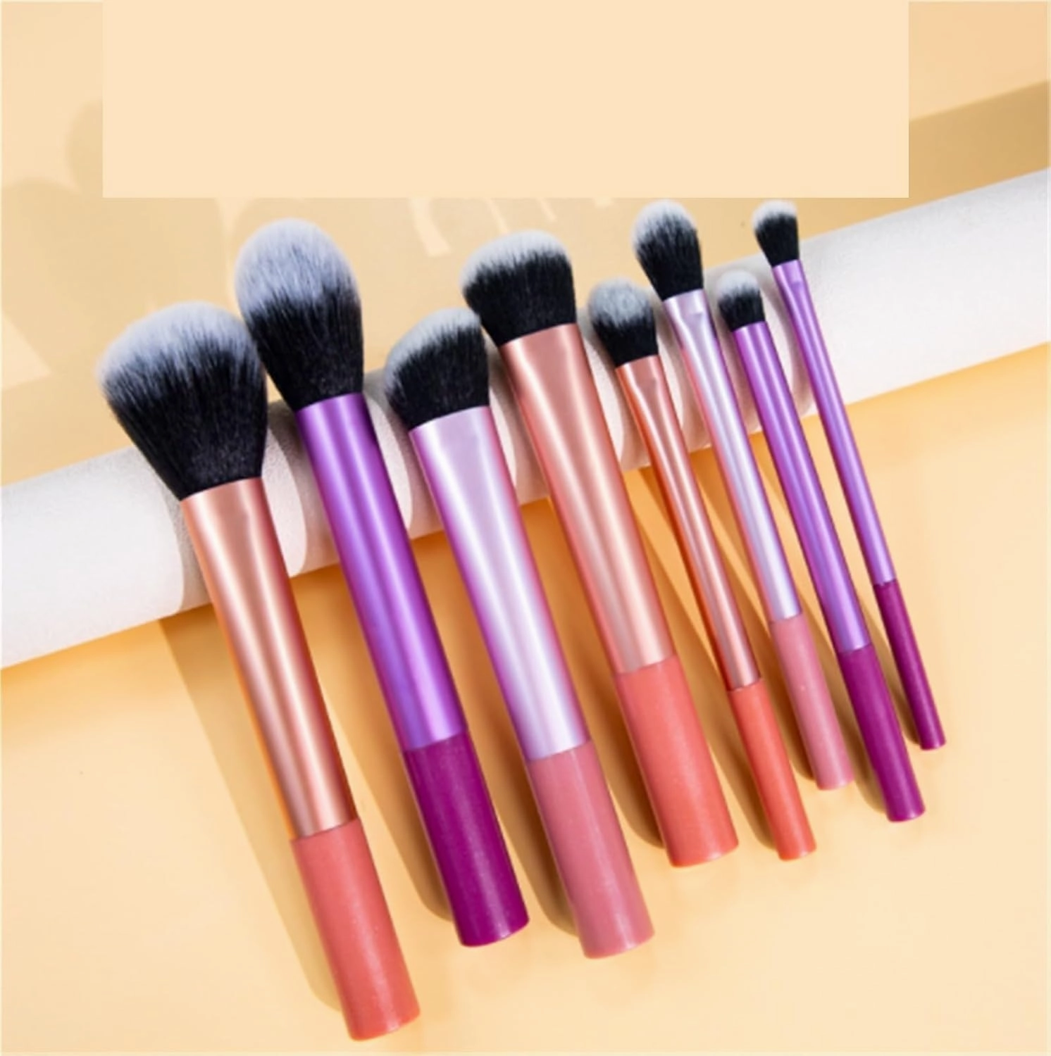 Make Up Brushes Set Makeup Brush Set 8 Pieces Short Handle Loose Powder Brush Eye Shadow Brush Beauty Brush Makeup Tools Set
