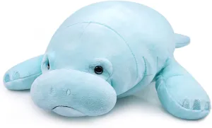 Manatee Stuffed Animal - Large Manatee Plush 16 inch, Simulation Animal Plush Toy as Gift for Kids