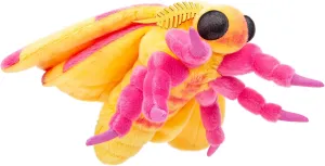 Maple Leaf Moth Plush, Cute Yellow Moth Toy, Soft Plush Animal, Flying Animal Holiday Decor for Boys and Girls, 16in