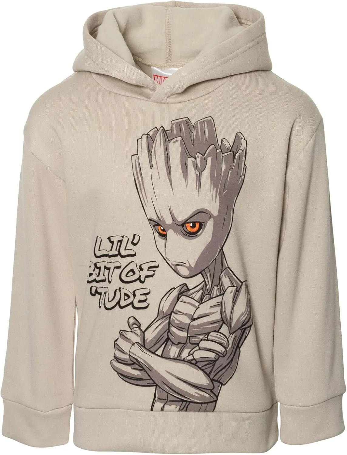 Marvel Guardians of the Galaxy Groot Fleece Pullover Hoodie Little Kid to Big Kid