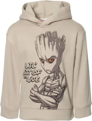 Marvel Guardians of the Galaxy Groot Fleece Pullover Hoodie Little Kid to Big Kid