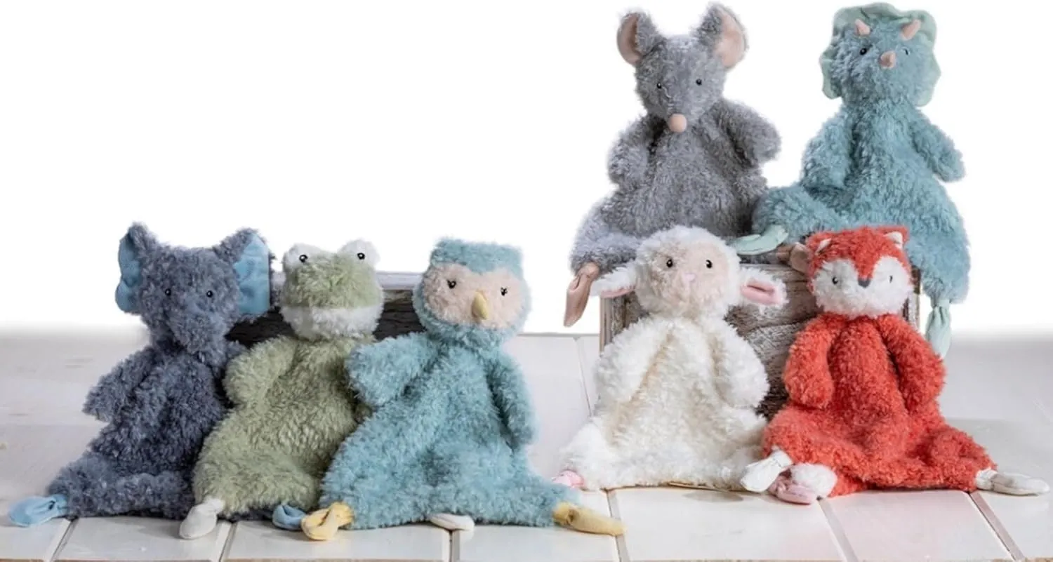 Mary Meyer Lovey for Babies Again Friends Soft Snuggle Toy Made from Recycled Materials, 11-Inches, Owl