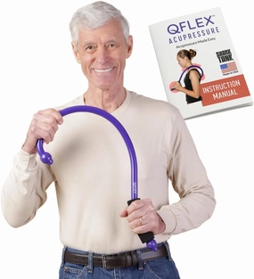 Massage Tool - Self-Massage Stick - Trigger Point Therapy, Muscle Care, Relaxation - Easy-to-Use Massager for Home & Travel - Seen On Shark Tank - Back, Neck, Shoulders, Feet - Great Gift Idea