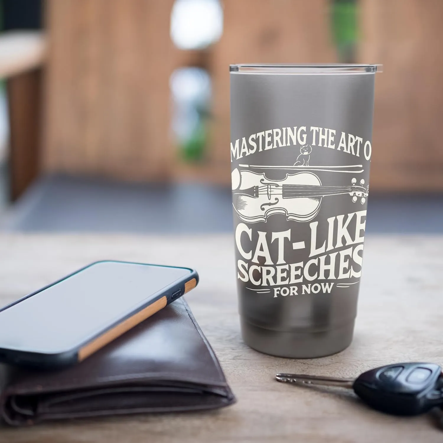 Mastering the Art of Cat-Like Screeches (For Now) Stainless Steel Insulated Tumbler