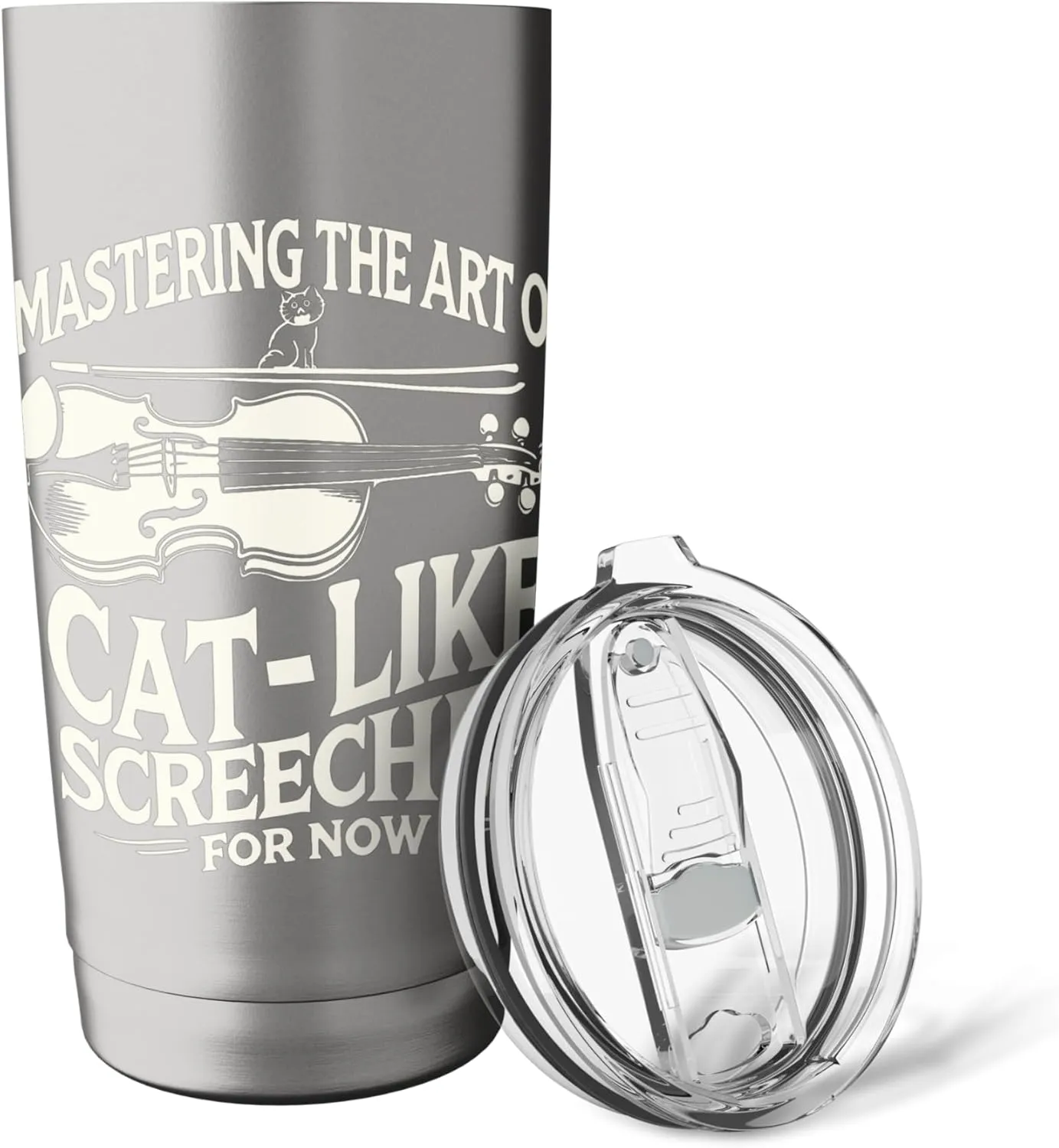 Mastering the Art of Cat-Like Screeches (For Now) Stainless Steel Insulated Tumbler
