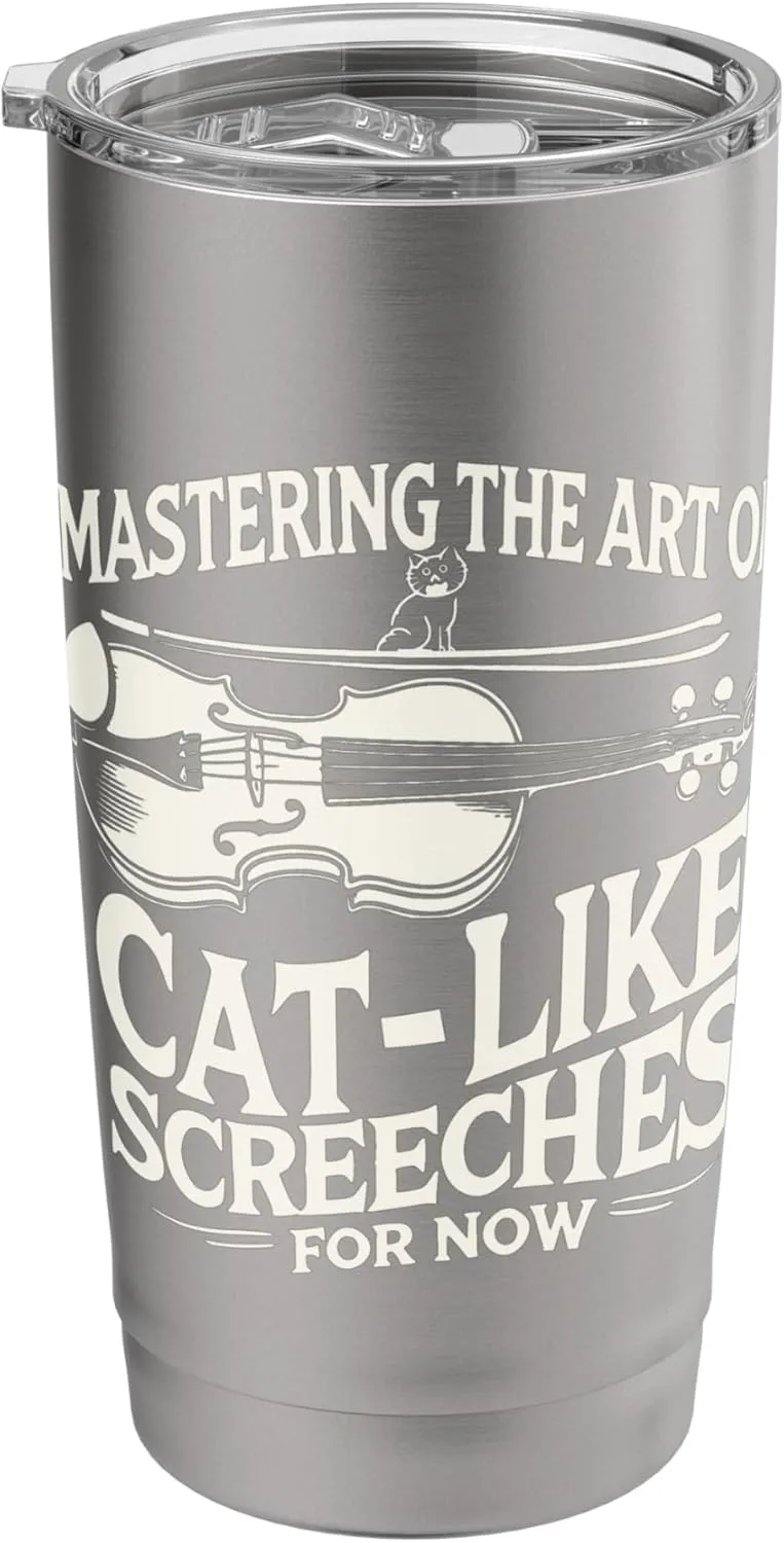 Mastering the Art of Cat-Like Screeches (For Now) Stainless Steel Insulated Tumbler