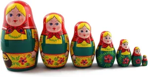 Matrioskas Russian Dolls Munecas Rusas Set 7 pcs