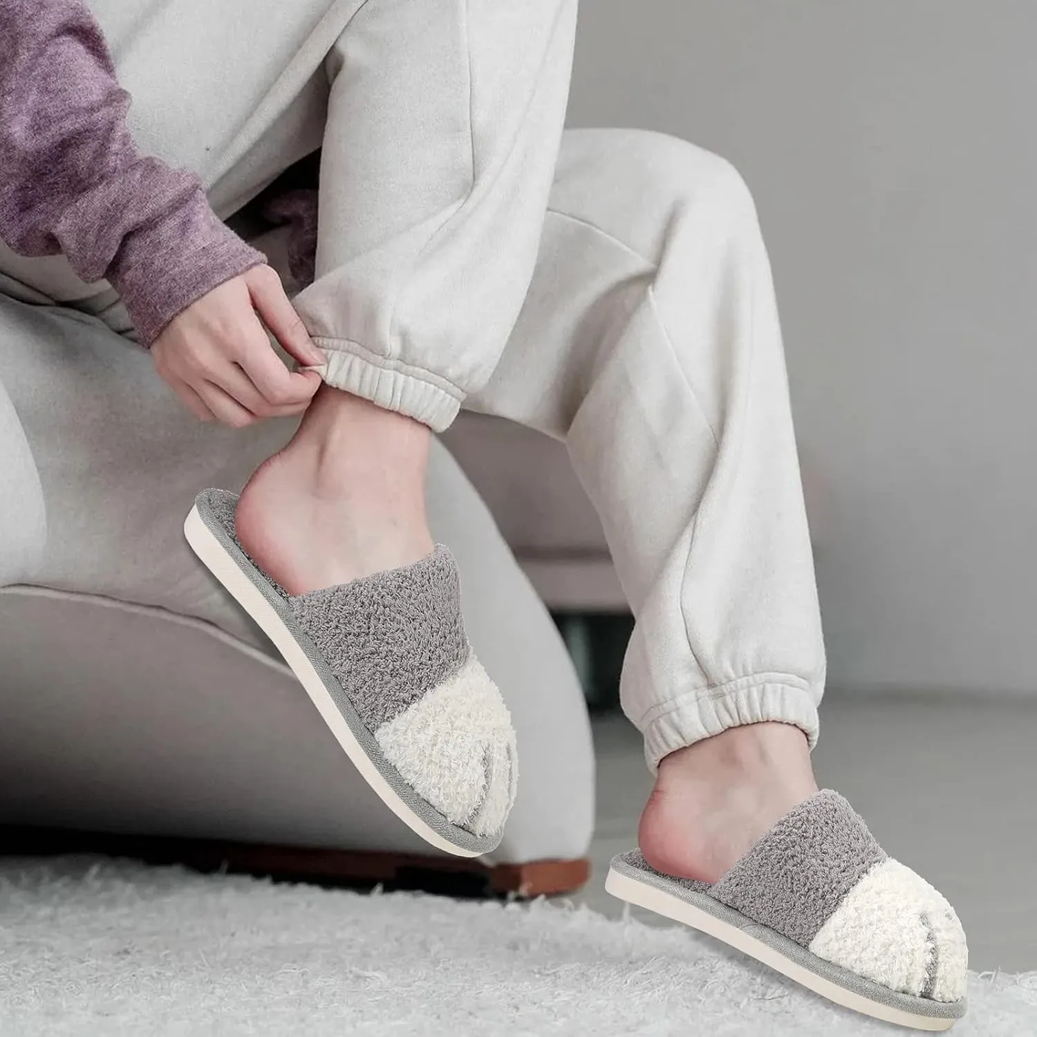 MAXTOP Women's Cat Paw Cozy Slippers Warm Gifts for Women Men with Memory Foam Trendy Cute Fuzzy Winter House Shoes Indoor Outdoor
