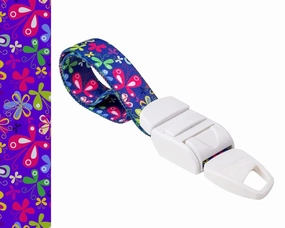 Medical Tourniquet with Butterfly Purple/Violet Pattern with ABS Plastic Buckle Latex Free Elastic Band Perfect for Doctors, Nurses, Students and Paramedics