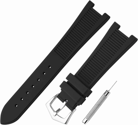 Men's Resin Strap Compatible for 25mmx 13mm Patek Philippe Nautilus PP 5711 1A010 5712 5712G 5726 5980 Ladies outdoor work waterproof watch band wrist strap with buckle