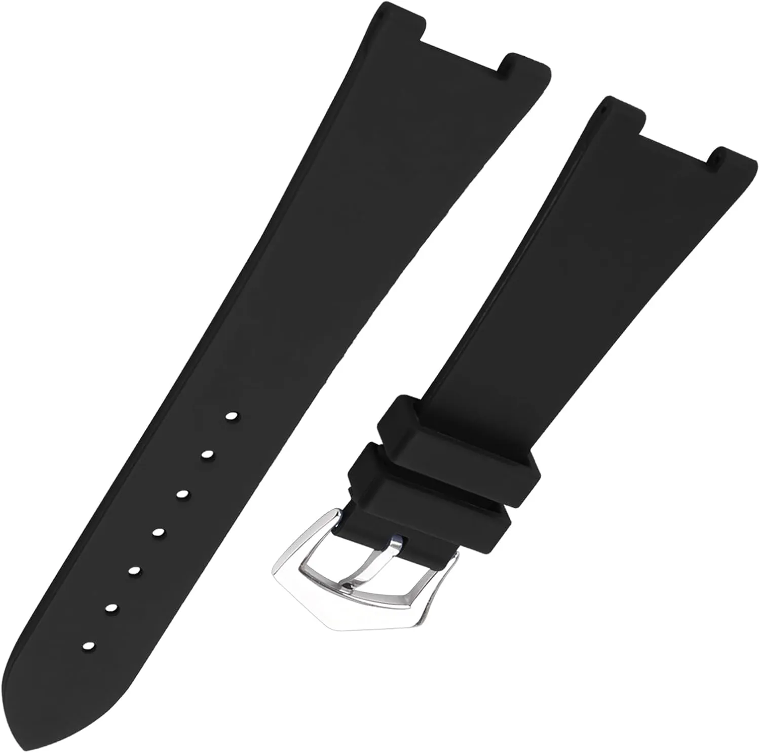 Men's Resin Strap Compatible for 25mmx 13mm Patek Philippe Nautilus PP 5711 1A010 5712 5712G 5726 5980 Ladies outdoor work waterproof watch band wrist strap with buckle