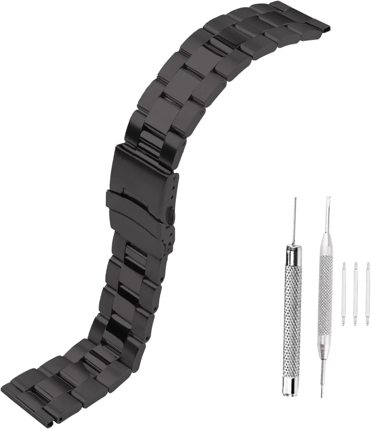 Men's Stainless Steel Strap Compatible for 22mm Luminox Leatherback Sea Turtle Giant 44mm 0320 0321 0323 0324 0325 0329 0330 0333 0335 0337 Ladies outdoor work waterproof watch band wrist strap Buckle