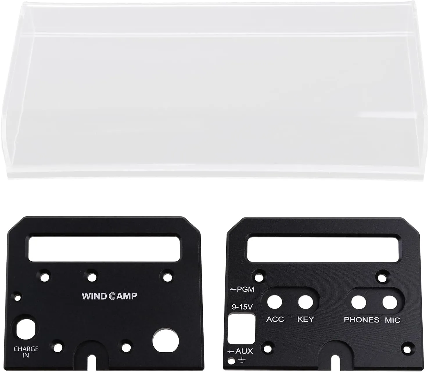 Metal Elecraft KX2 Portable Shortwave Radio Special Shield External Radiator Left/Right Side Panel with Handle