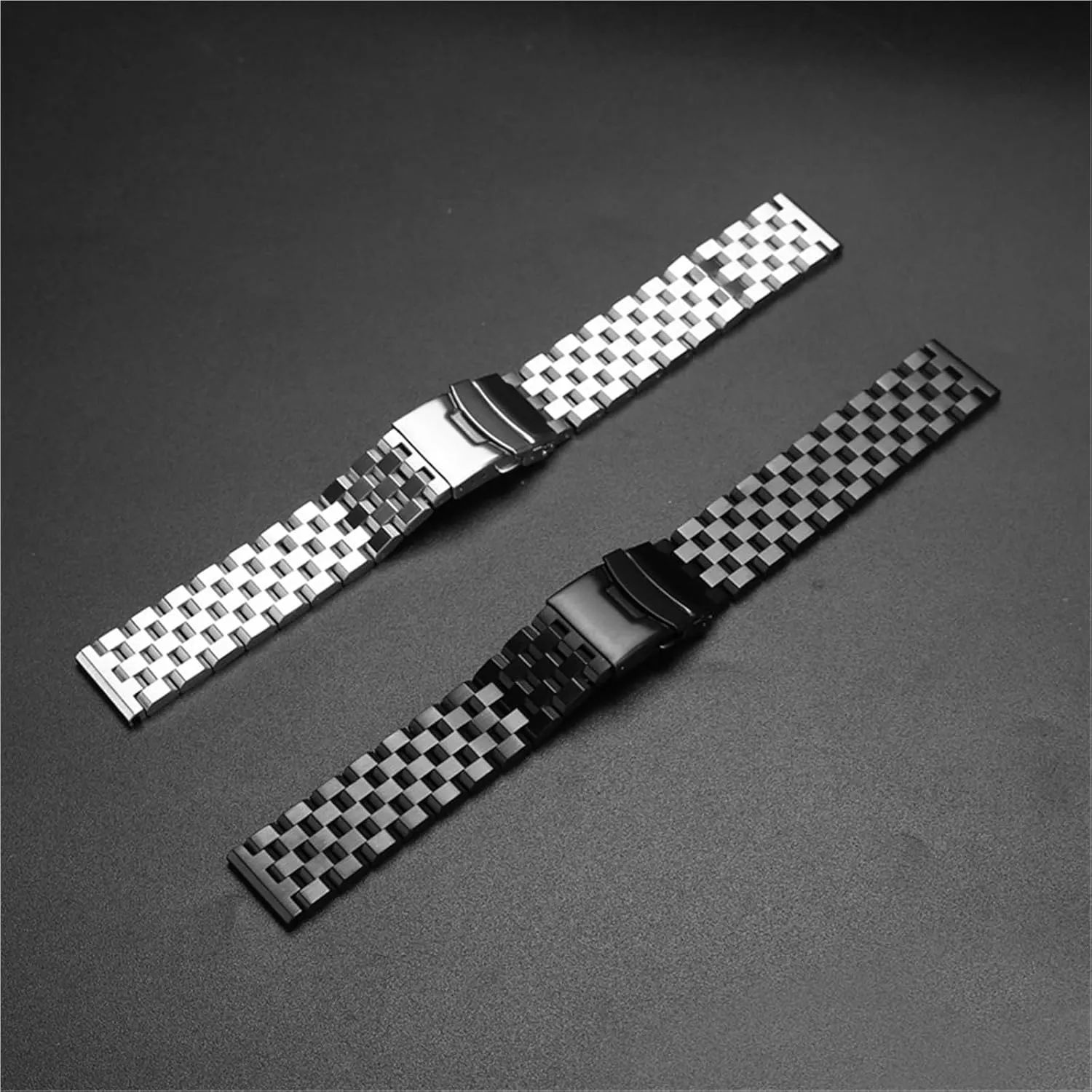 Metal Watch Band Quick Release Solid Stainless Steel Strap 20mm 22mm for Traditional Watch Smart Watch Men Women Bracelet