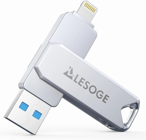 MFi Certified 128GB Flash Drive for iPhone Photo Stick USB Memory Stick Thumb Drives, High Speed USB Stick External Storage for iPhone/iPad/Android/PC