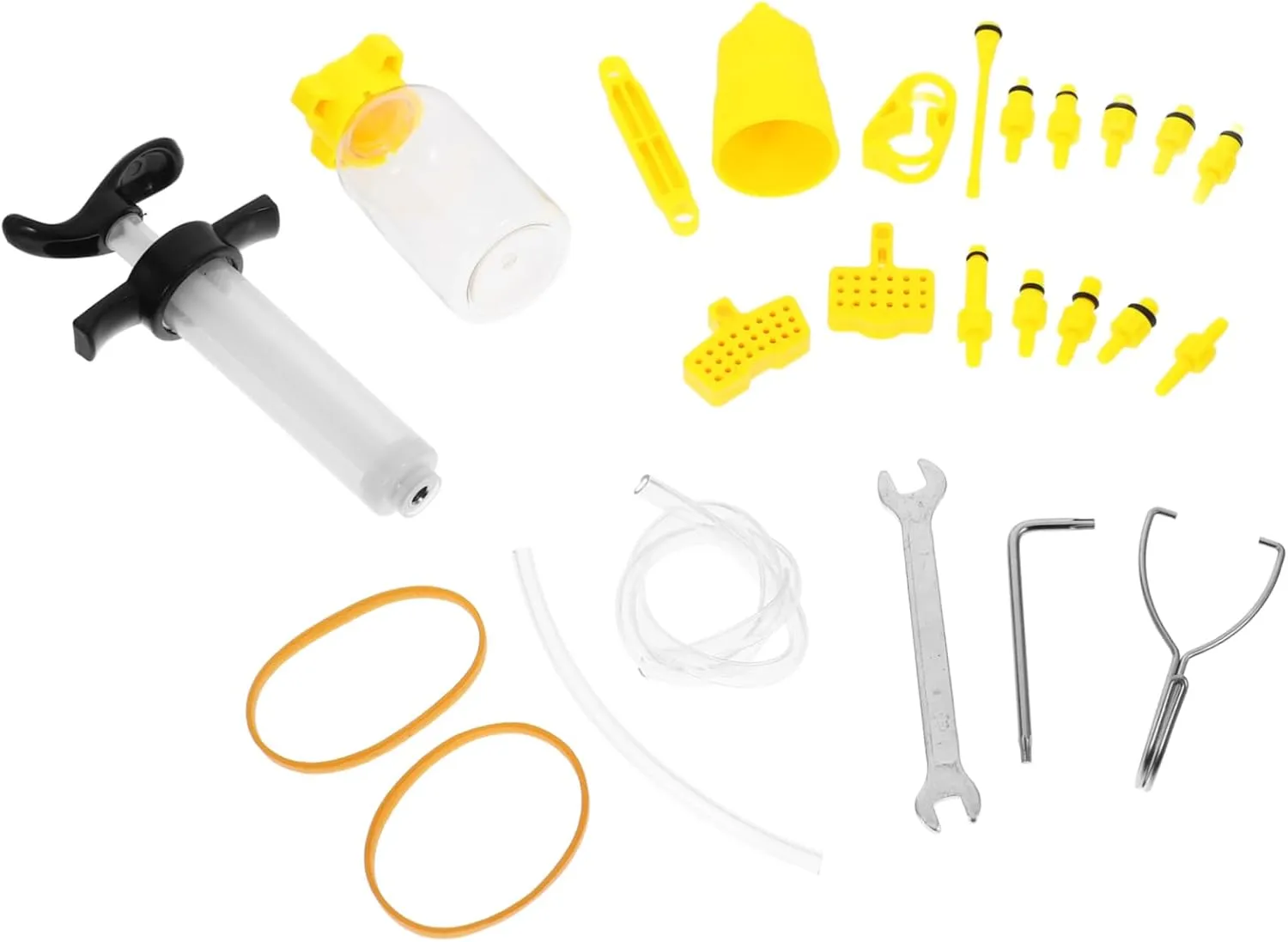 Milisten 1Set Bicycles Disc Filling Tools Brake Oil Refill Kit for Mineral Oil Brake Systems Compatible with Bicycles Bike Brake Repair Tool Material