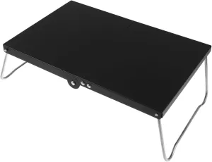 Milisten Lightweight Portable Folding Camping Table Compact Aluminum Picnic Desk for Outdoor Activities Hiking Beach BBQ for Backpacking and Picnics