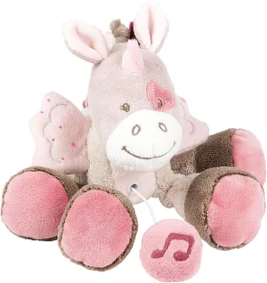 Mini peluche musicale Jade la licorne Lili, Jade et Nina - Nattou