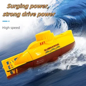 Mini RC Boat 6-CH 2.4Ghz Remote Control Electric Simulation Submarines Model Small RC Ship RC Toys Kids Summer Gifts Children's Gift