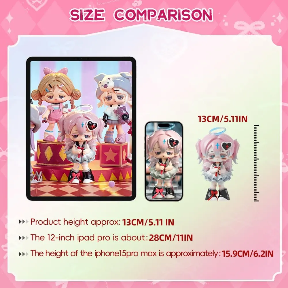Missy Sweet Mourning Lolita Series Blind Box Cute Toys Kawaii Anime Figures Dolls Furniture for Display Gift Surprise Toy Gift Mystery Box Collectible Home Decorations (Single Box)