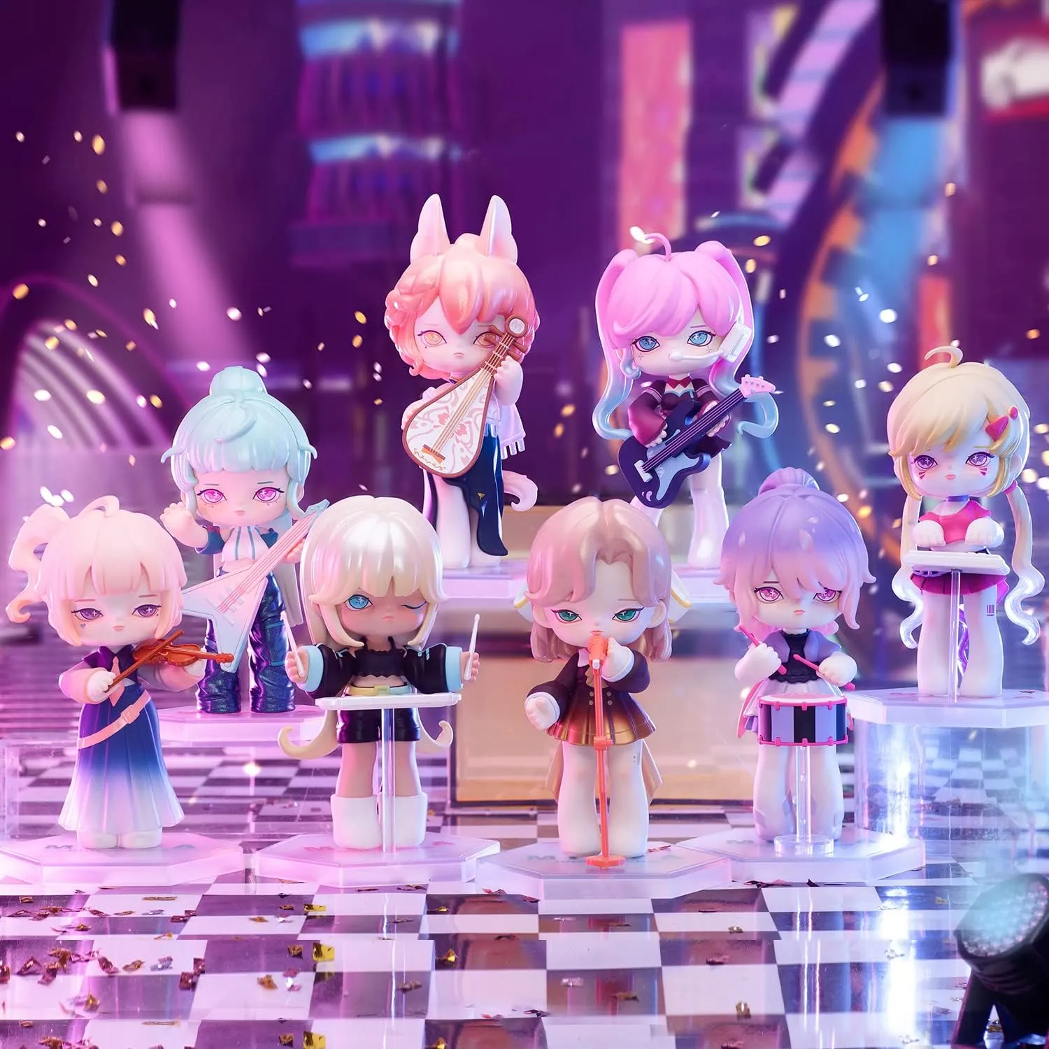 MISYA Idol' Band Series Blind Box 1PC Blind Bag Random Collection Kawai Toys Desktop Ornaments Cute Blind Box Figures for Birthday Party