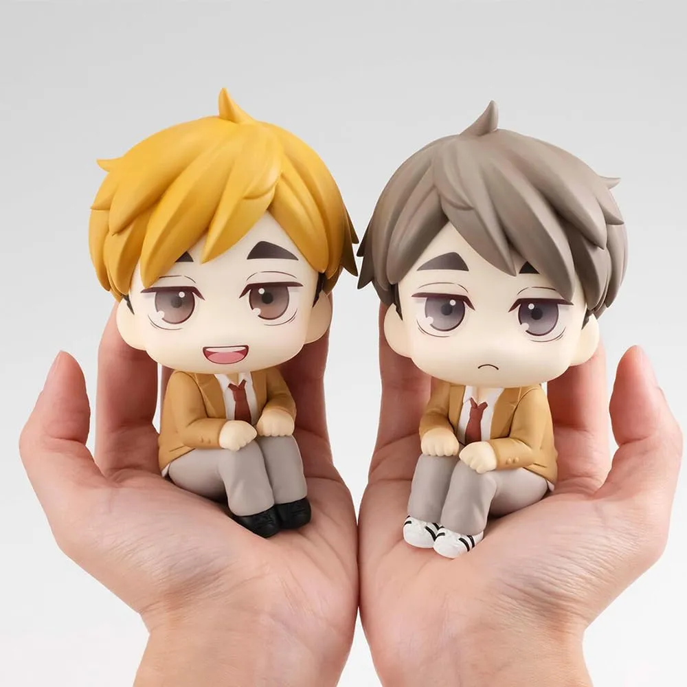 Miya Atsumu Look up Figures 10cm Sitting Pose Action Figures Anime Figurine Cake Topper Desktop Decoration Collections