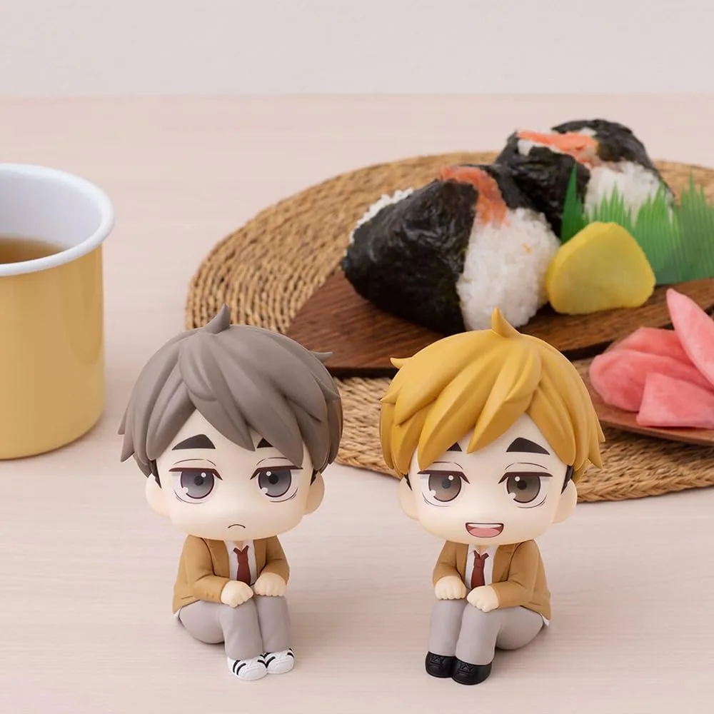 Miya Atsumu Look up Figures 10cm Sitting Pose Action Figures Anime Figurine Cake Topper Desktop Decoration Collections