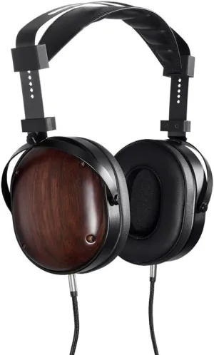 Monolith Over Ear Planar Magnetic Headphones - with 66mm Driver, Closed Back Design, Comfort Ear Pads for Studio/Professional, 20 Ohms, 2 Watts Maximum Power Handling, Black/Wood