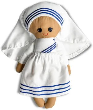 Mother Teresa Plush Catholic Saint Doll - Toddlers and Preschoolers Stuffed Plush Doll Toy - Baptism Gifts for Home Christmas Decoration & Catholic Boys and Girls