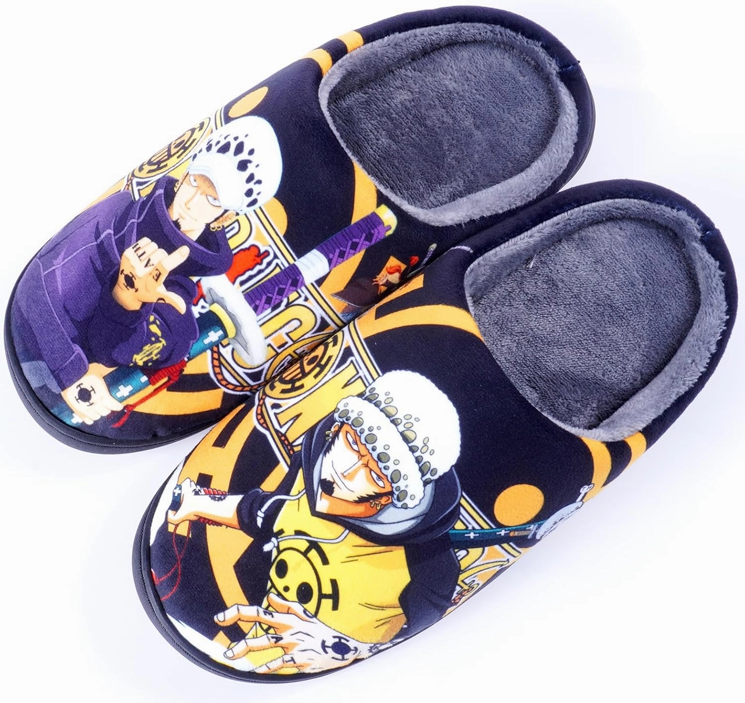 MOTOFUTURE Mens Womens Soft Warm House Non-slip Foam Slippers, Cosplay Japanese Anime House Slippers, Gifts for Adult Kids