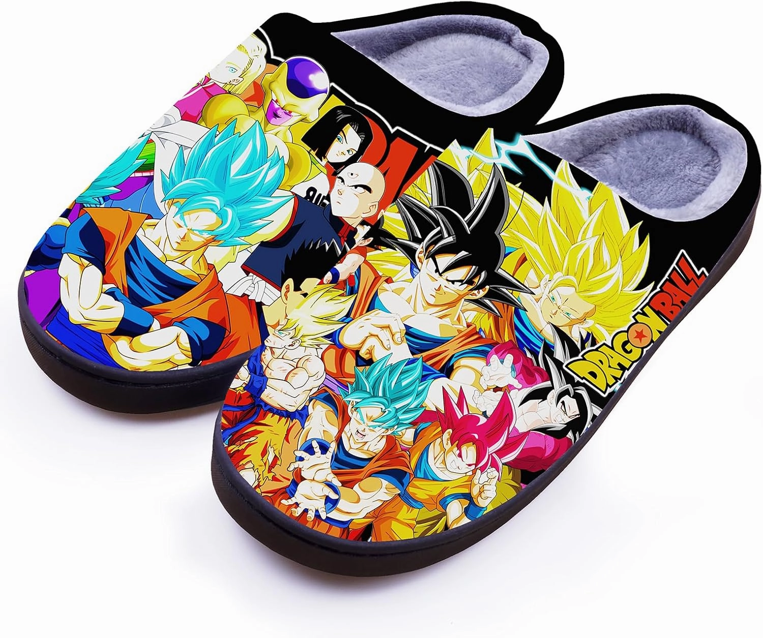 MOTOFUTURE Mens Womens Soft Warm House Non-slip Foam Slippers, Cosplay Japanese Anime House Slippers, Gifts for Adult Kids