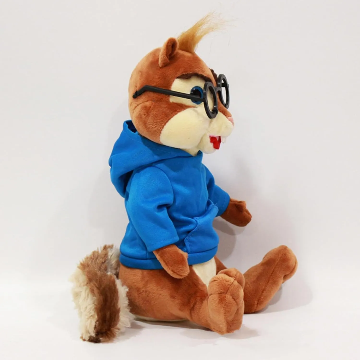 Movie Toys Alvin and The Chipmunks Plush Dolls Cute Chipmunks Stuffed Toys Kids Gift,Alvin, Theodore&Simon Toys (Blue)