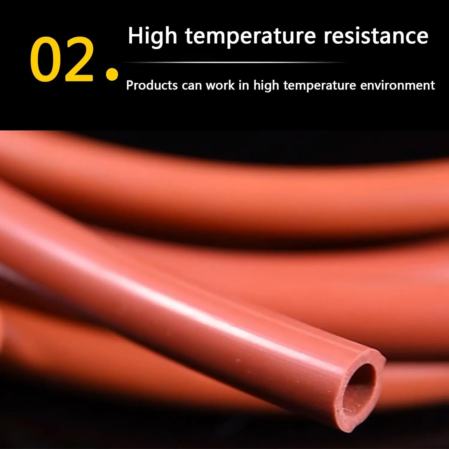 Multi-Size Silicone Tubing - Flexible Hose Water Pipe for Pump Transfer - Extreme Temperature Resistance - Food Grade(Length 10m 5 * 7mm)