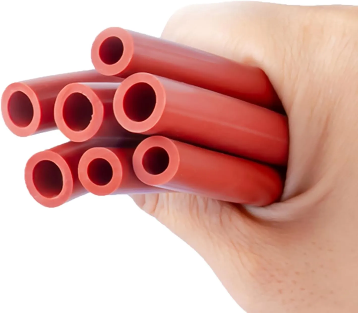 Multi-Size Silicone Tubing - Flexible Hose Water Pipe for Pump Transfer - Extreme Temperature Resistance - Food Grade(Length 10m 5 * 7mm)