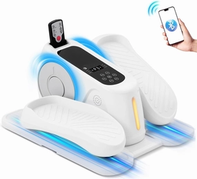 Music Under Desk Elliptical Exercise Machine, Ellipse Foot Leg Exerciser While Sitting for Seniors, Ellipse Leg Exerciser as Seen on TV, Quiet & Portable Seated Pedal Exerciser for Home Office