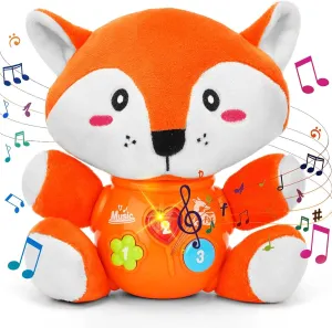 Musical Baby Toys, Cute Fox Newborn Toys for Toddlers Babies 0 3 6 9 12 Month, Infants Baby Toy for Girls and Boys Best Gift