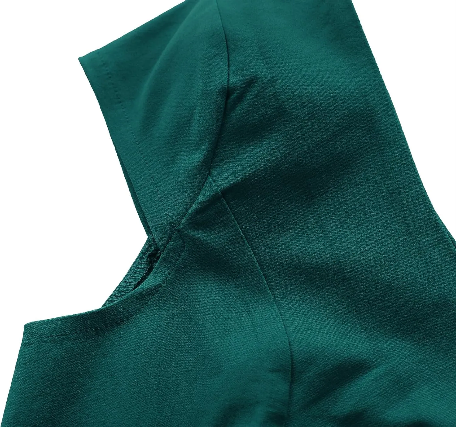 MUXXN Women's 1950's Vintage V Neck Ruched Sheath Formal Pencil Dress