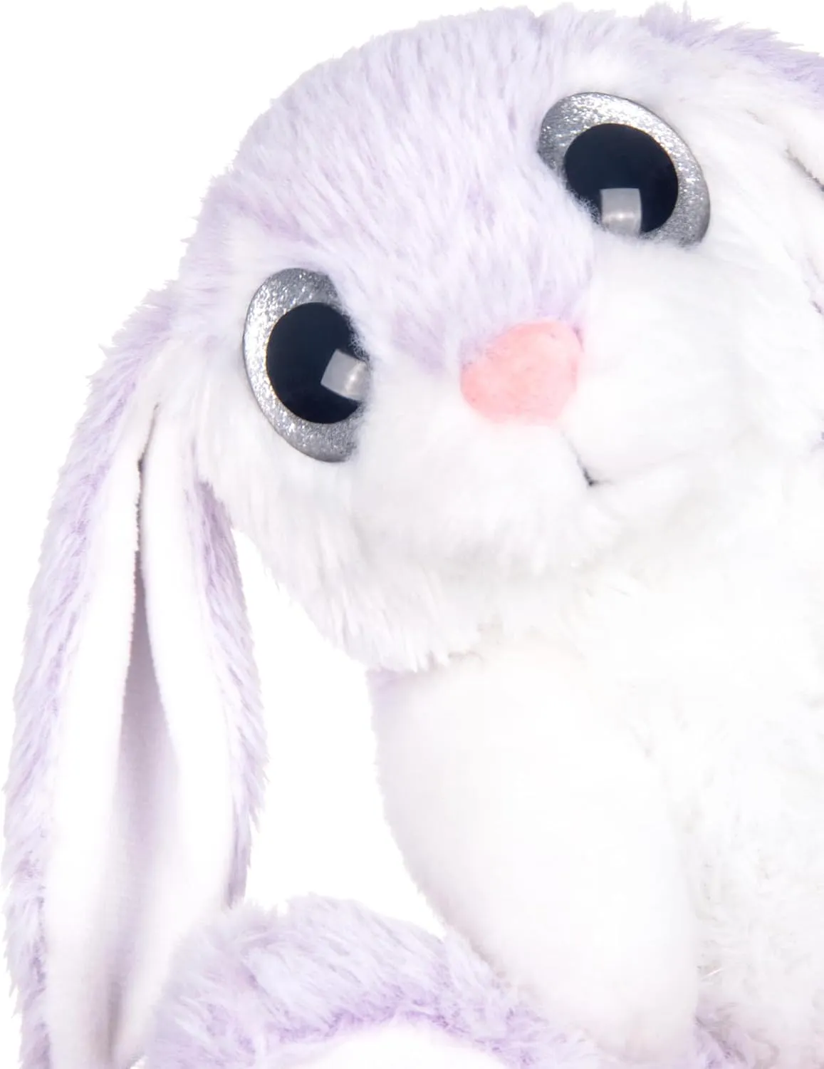 My OLi Bunny Stuffed Animal Stuffed 8.5in Rabbit Plush with Floppy Ear Bedtime Friend Soft Toy Gifts for Girls Boys Kids, Light Purple