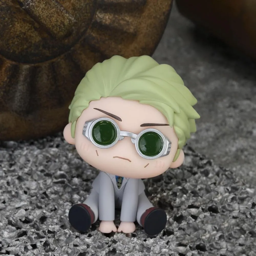 Nanami Kento Action Figure JJK Figurine 6cm Cute Mini Sitting Pose Nanami Kento Anime Figures Statue Model Desktop Ornaments Collectibles Gift