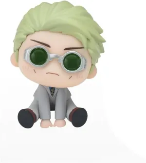 Nanami Kento Action Figure JJK Figurine 6cm Cute Mini Sitting Pose Nanami Kento Anime Figures Statue Model Desktop Ornaments Collectibles Gift