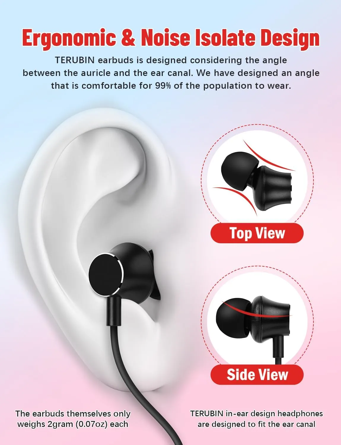 Neckband Bluetooth Headphones, 120H Long Playtime Wireless Stereo Neckband Earbuds with Microphone, Waterproof Around The Neck Headphones in Ear Headset for Sports/Workout/Office (Black)