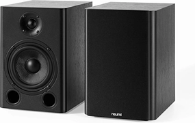 NEUMI BS5 Passive Bookshelf Speakers, 5-Inch Woofer, 1-Inch Tweeter, Dark Wood, 1 Pair