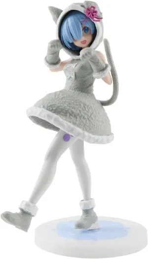 NEVANO Cute Anime Action Figure Cat Ears Girl,Cartoon Doll Statue Game Figure Model,Drawing Room Ornaments Collection PVC,A Gift for Boys and Girls Anime Fans